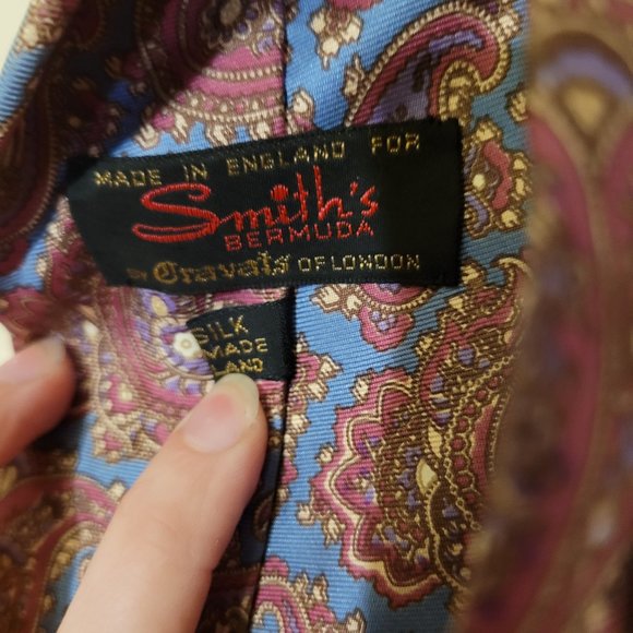 Cravats of London Vintage Paisley Necktie - Picture 4 of 4